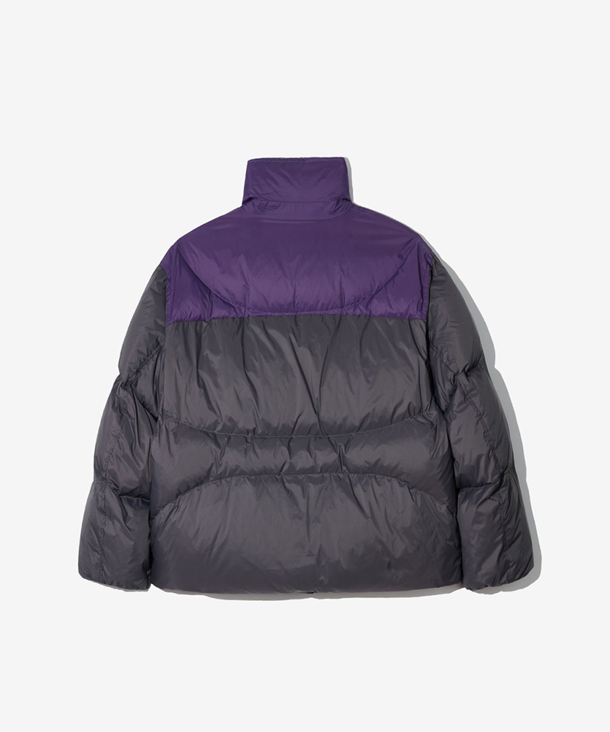 논타입(NONTYPE) CURVED DIVISION PUFFER DOWN (GREY)