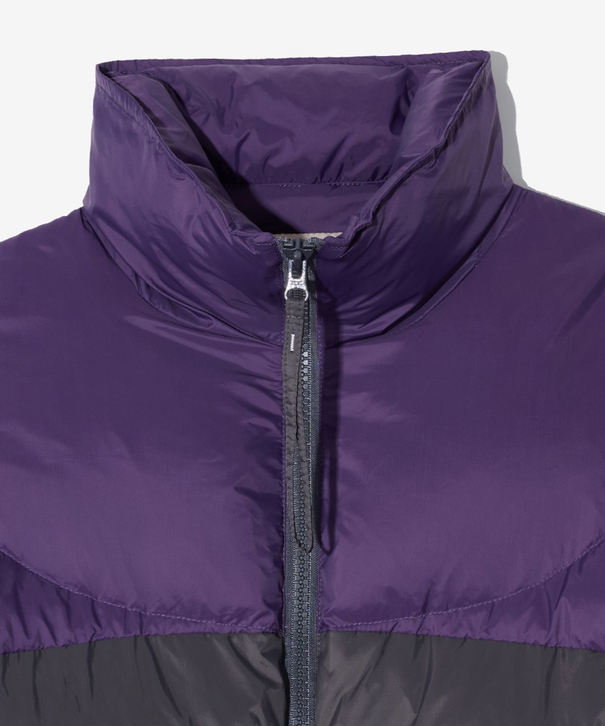 논타입(NONTYPE) CURVED DIVISION PUFFER DOWN (GREY)