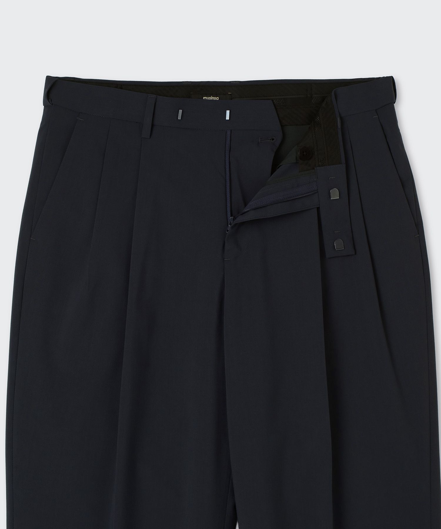 ★MUSINSA★ WIDE HIDDEN BANDING SLACKS MUSINSA | MUSINSA STANDARD [Cool Standard] Real Wide Hidden