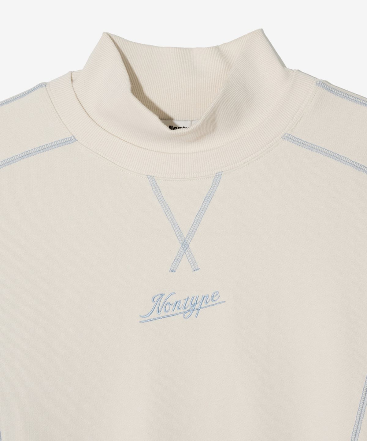 논타입(NONTYPE) TURTLE STITCH SWEATSHIRTS (IVORY)