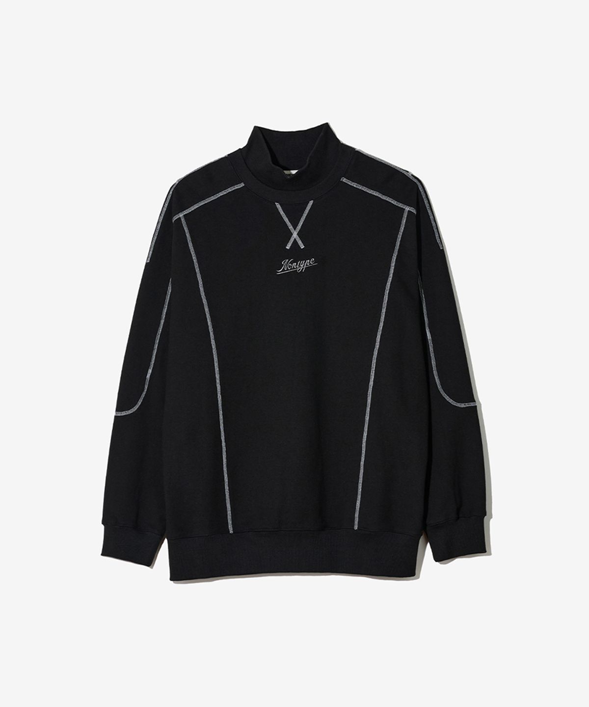 논타입(NONTYPE) TURTLE STITCH SWEATSHIRTS (BLACK)