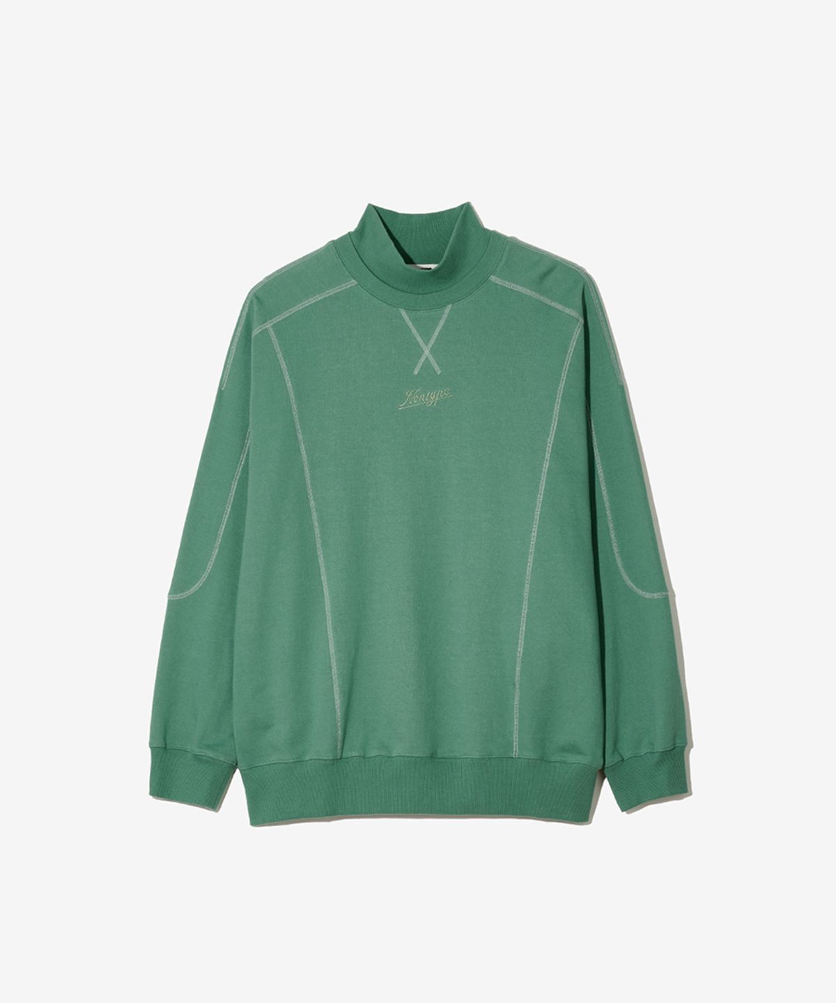 논타입(NONTYPE) TURTLE STITCH SWEATSHIRTS (GREEN)