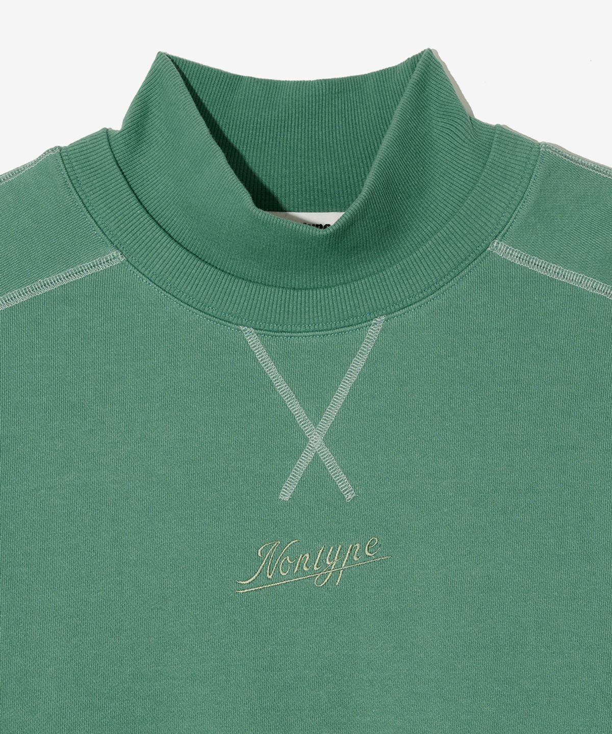 논타입(NONTYPE) TURTLE STITCH SWEATSHIRTS (GREEN)