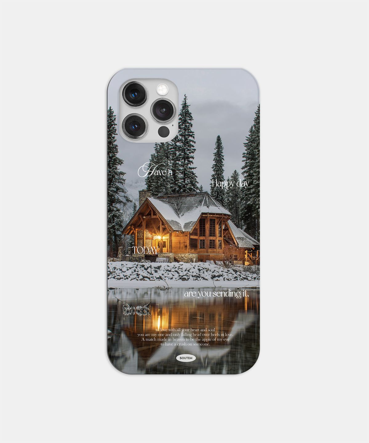 소유템(SOUTEM) Merry Snow Phone Case_Hard