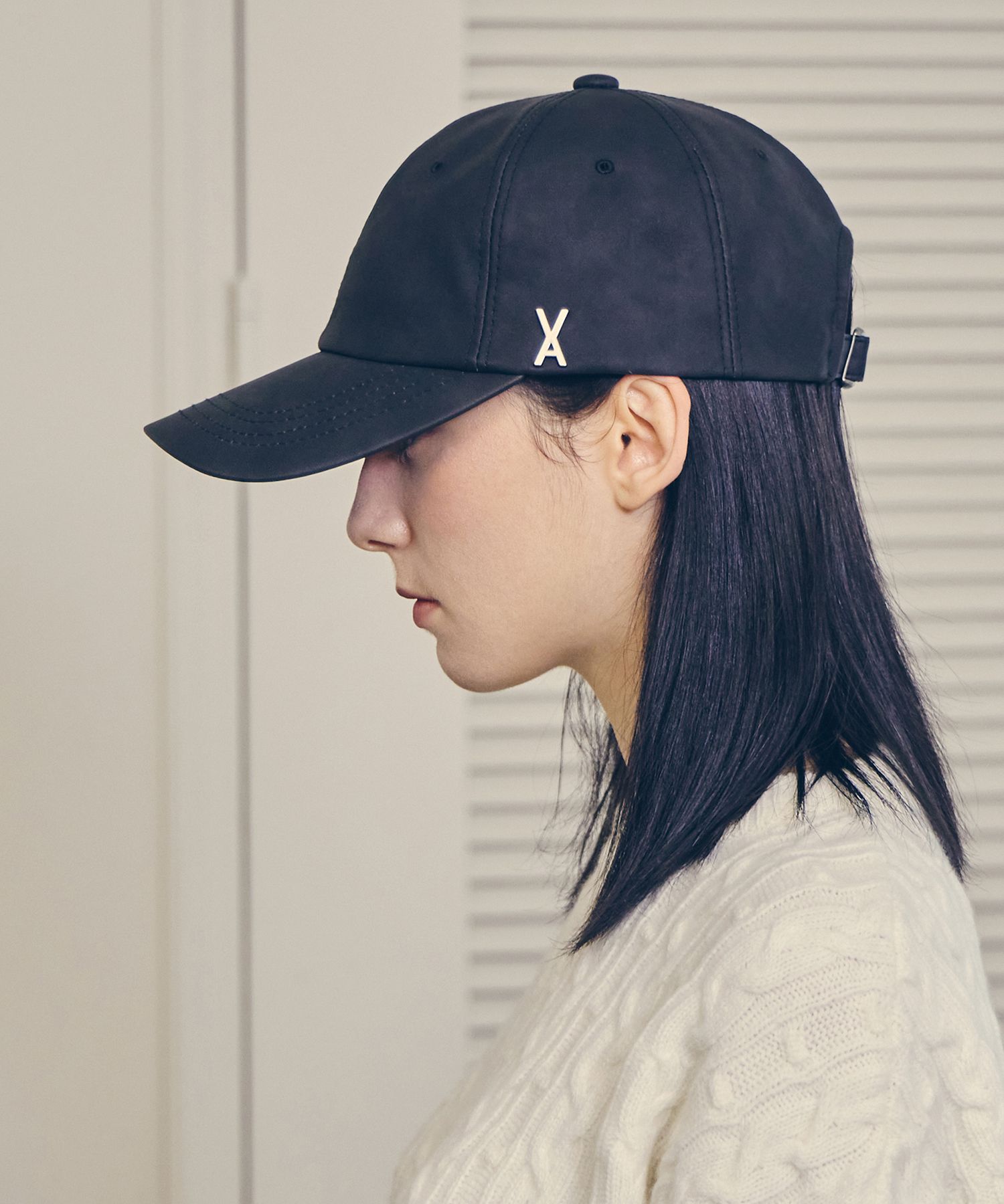 キャップ VARZAR VA Stud Vegan Leather Ball Cap Black MUSINSA | VARZAR VA Stud Vegan Leather Ball Cap Black