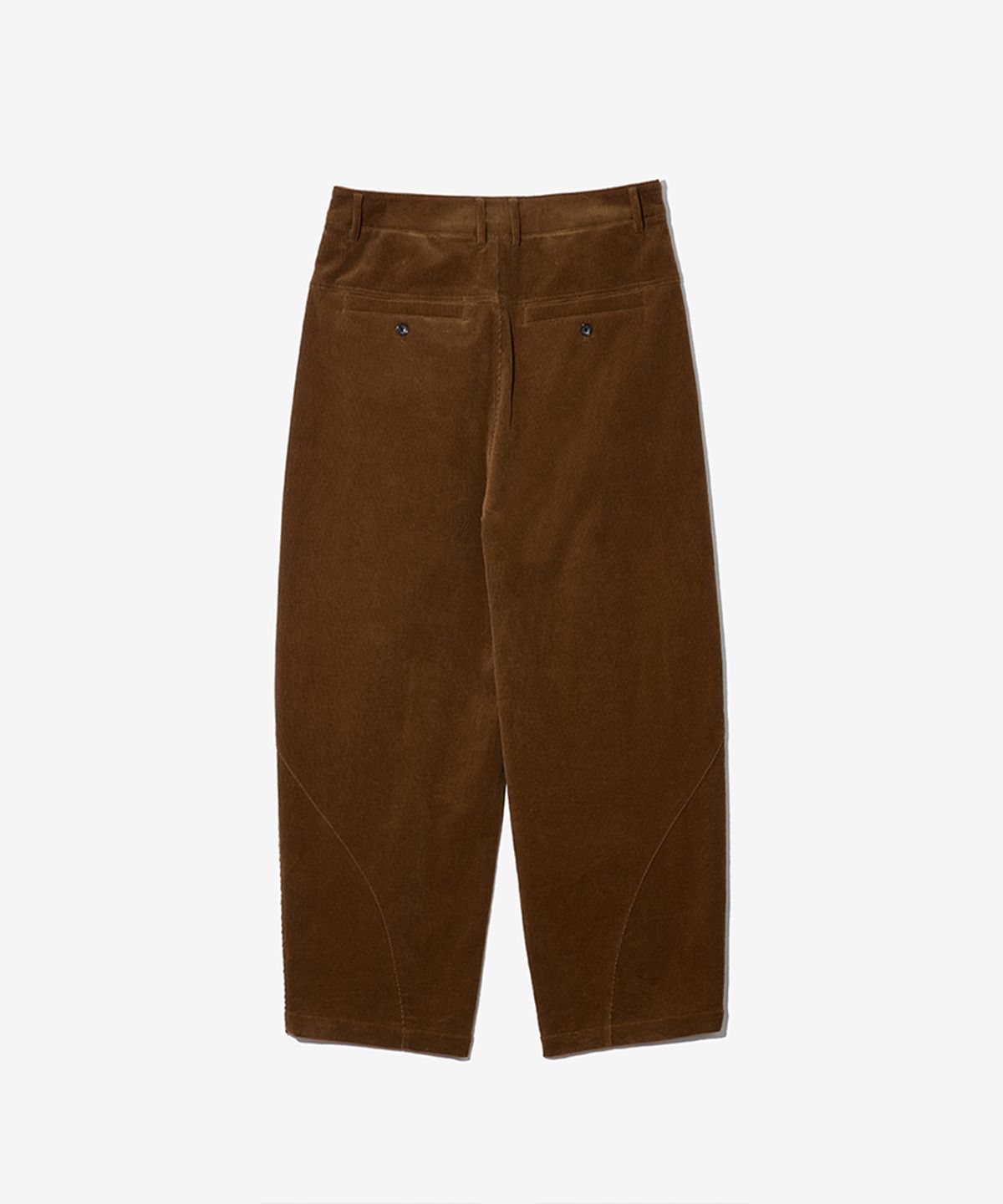 논타입(NONTYPE) CORDUROY ONE TUCK WIDE PANTS (CAMEL)