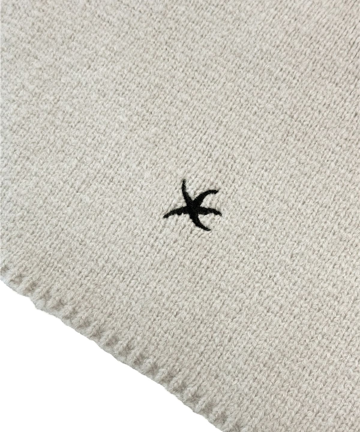 더콜디스트모먼트(THECOLDESTMOMENT) TCM mini logo plain muffler (beige)
