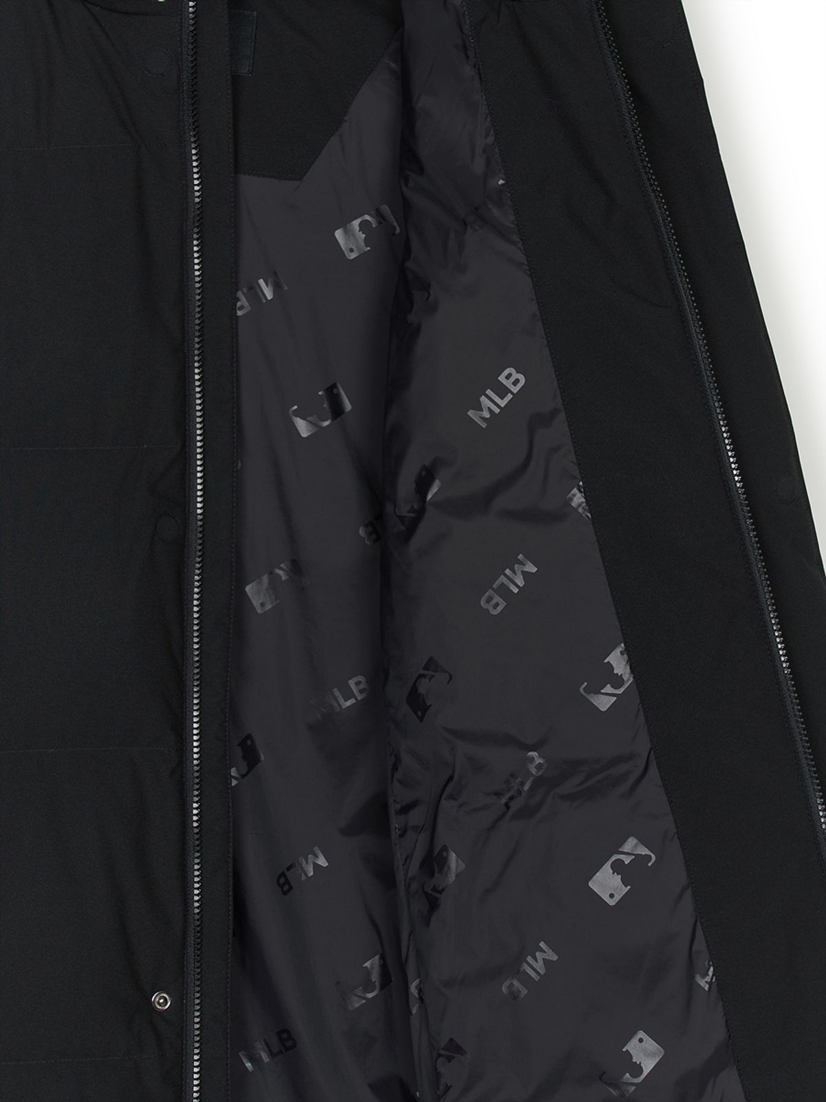 엠엘비(MLB) 커브 롱패딩 NY (Black)