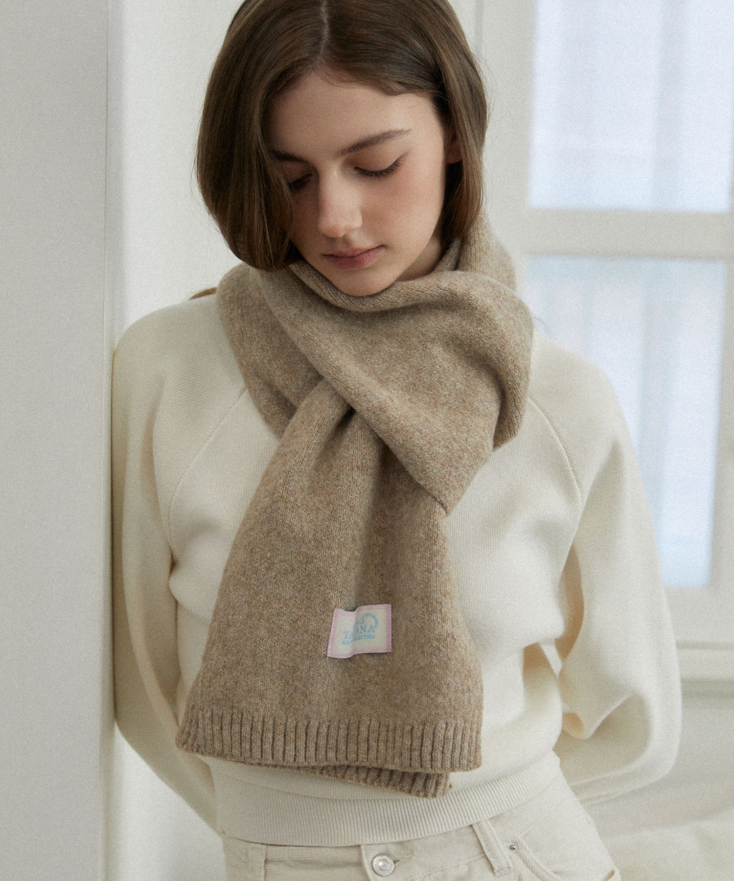 MUSINSA公式 | TATIANA Refined Knit Muffler MF8106 8 Colors