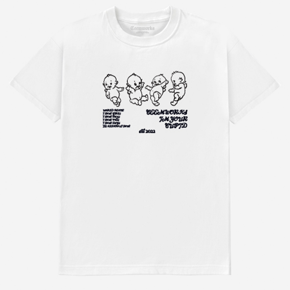 심웍스(CEEMWORKS) 큐피드 티셔츠
