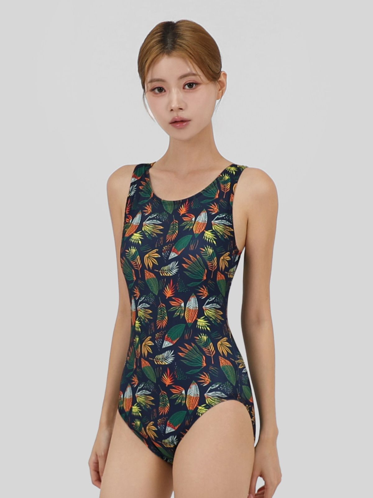 아쿠아티카(AQUATICA) 여성 실내수영복 AQA1653 선수용수경6종세트