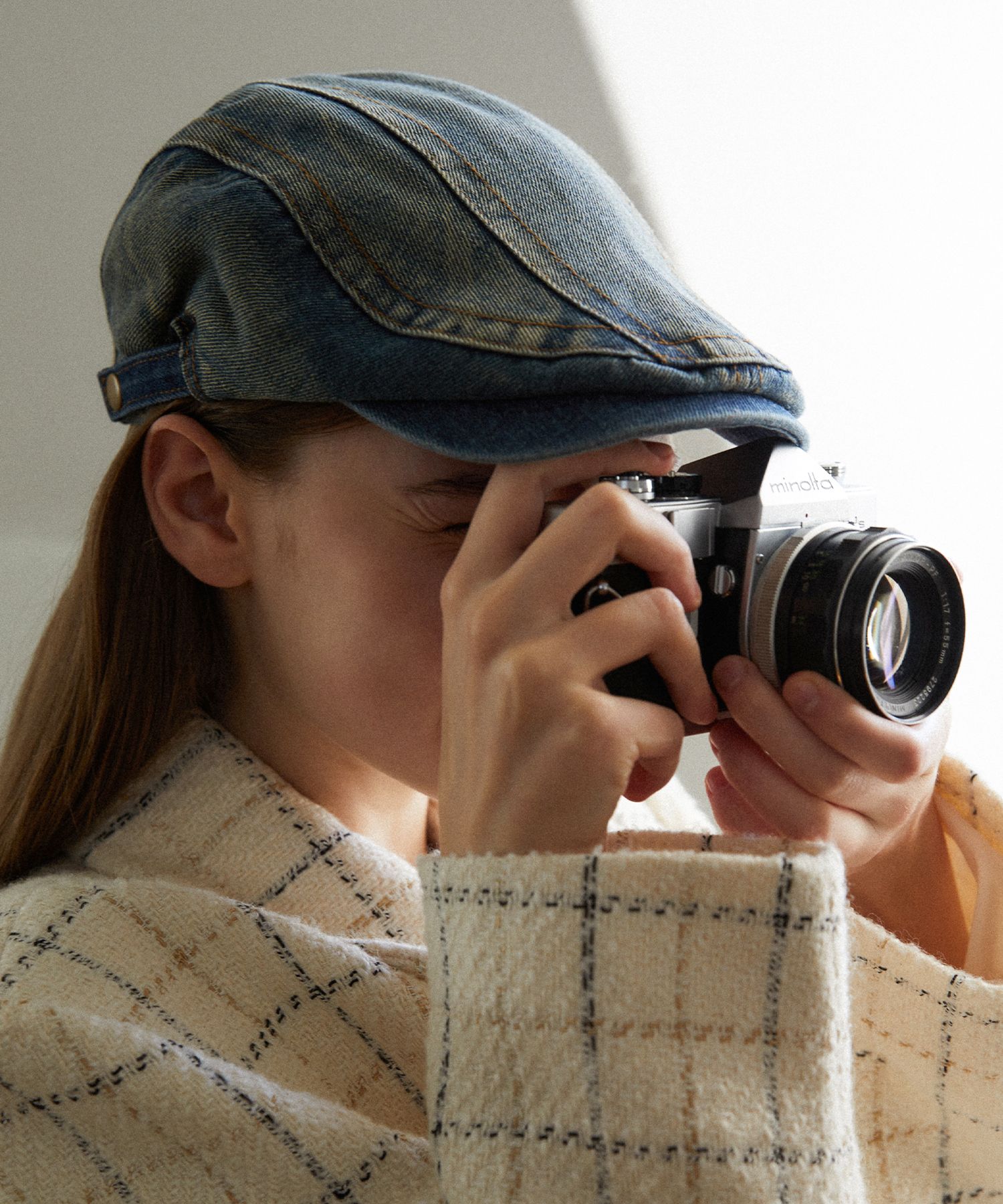 ベレー帽 TATIANA Mark Denim Hunting Cap HT8159 2 colors MUSINSA | TATIANA Mark Denim Hunting Cap HT8159 2 Colors
