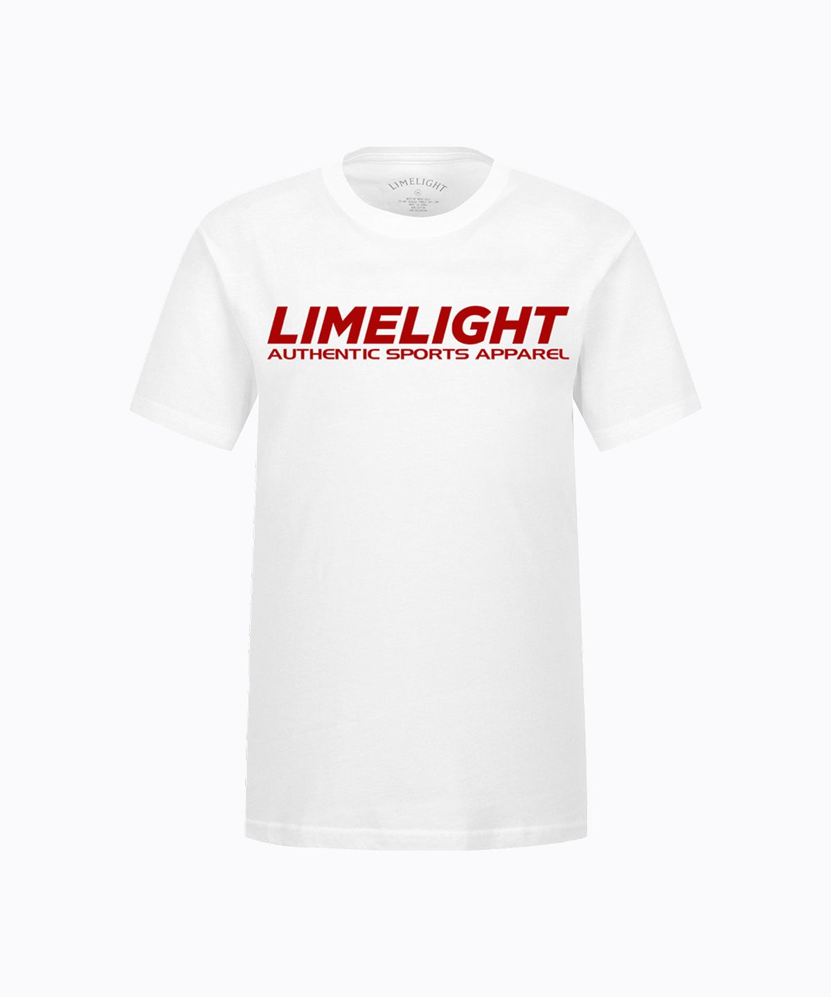 라임라잇 어패럴(LIMELIGHT APPAREL) 라임라잇 티셔츠 (화이트/레드)