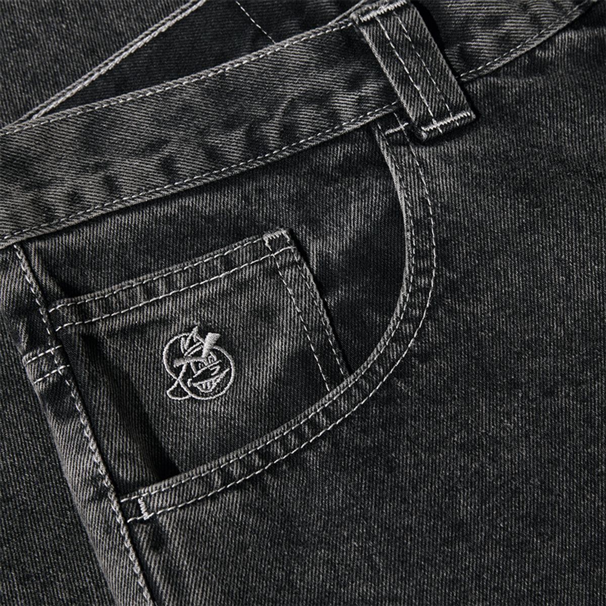 폴라(POLAR) 93 Pants - Silver Black