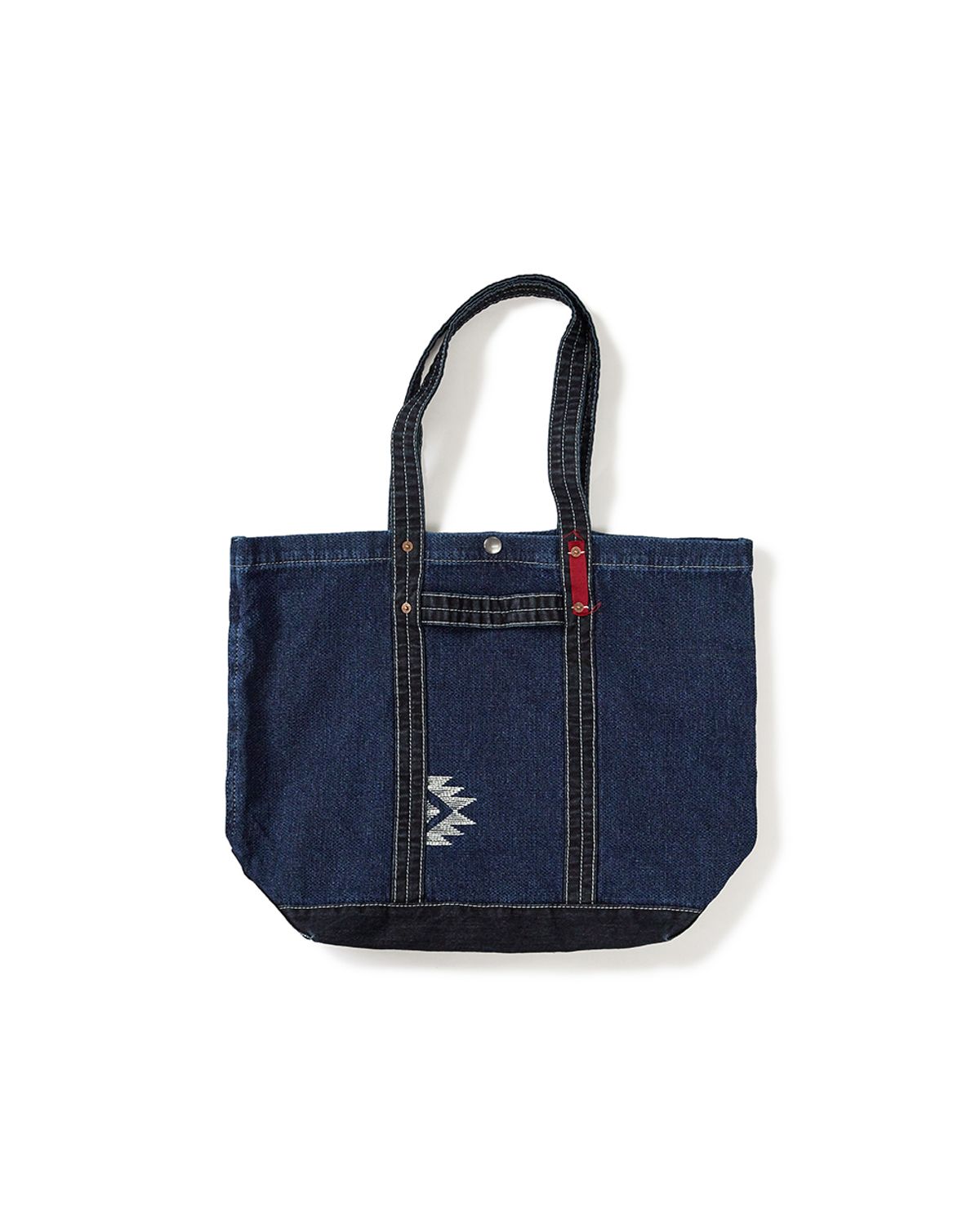 카락터(KARACTOR) Vintage denim tote bag / Canvas indigo