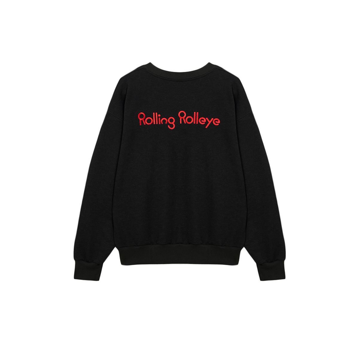롤링롤라이(ROLLINGROLLEYE) 롤롤 캔디팝 맨투맨 블랙 Roll Roll Candypop Sweatshirt Black