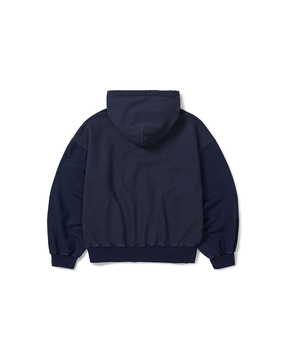 카락터(KARACTOR) Grid hoodie / Washed navy