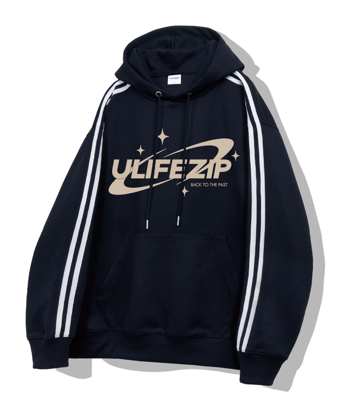 유라이프지(ULIFEZIP) 백투더패스트 오버핏 트랙 후드티셔츠 5 Color [ULZI_3004]