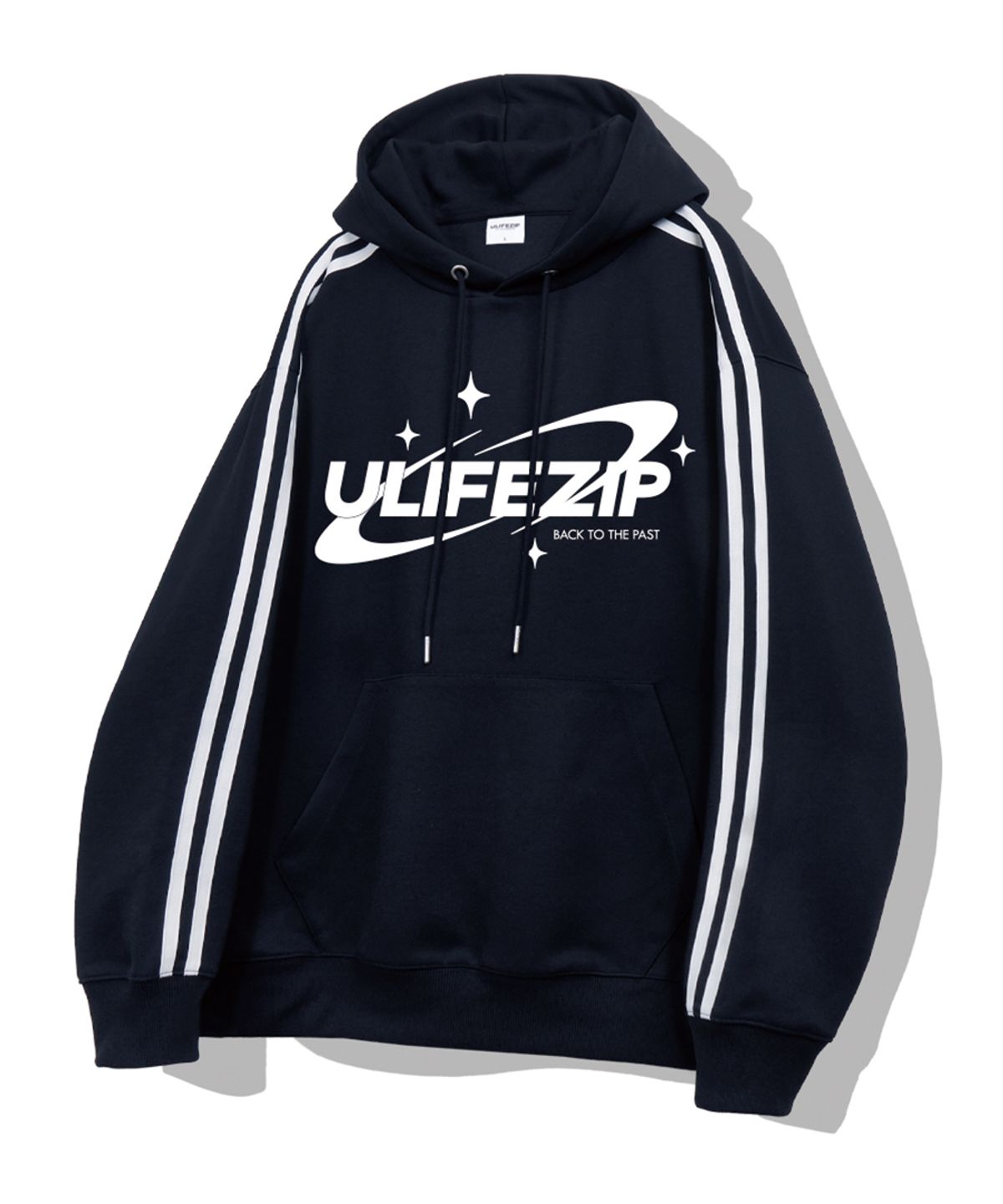 유라이프지(ULIFEZIP) 백투더패스트 오버핏 트랙 후드티셔츠 5 Color [ULZI_3004]