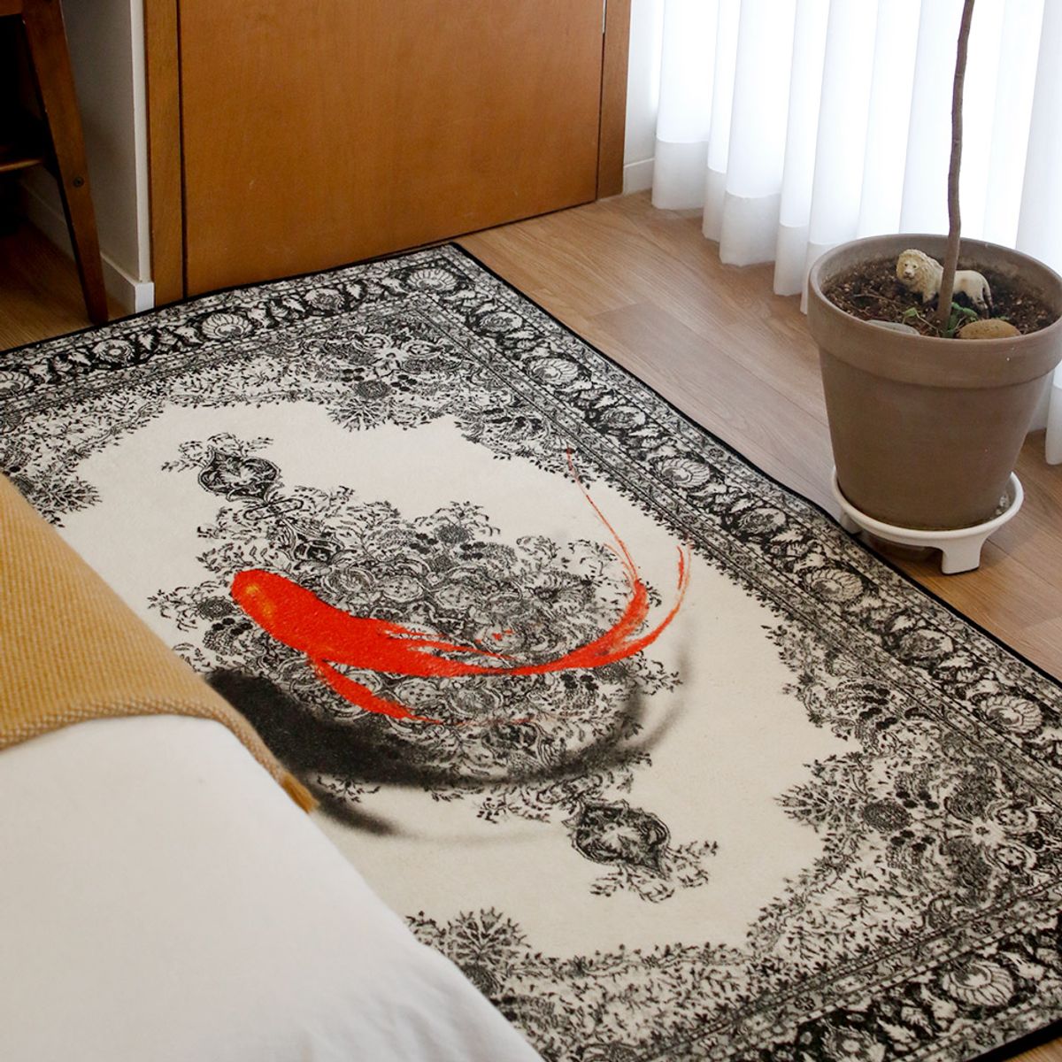 리에르 스튜디오(LEERE STUDIO) 150x100(cm) 페르시안 카펫 무드 모던포인트 러그 발매트 2종