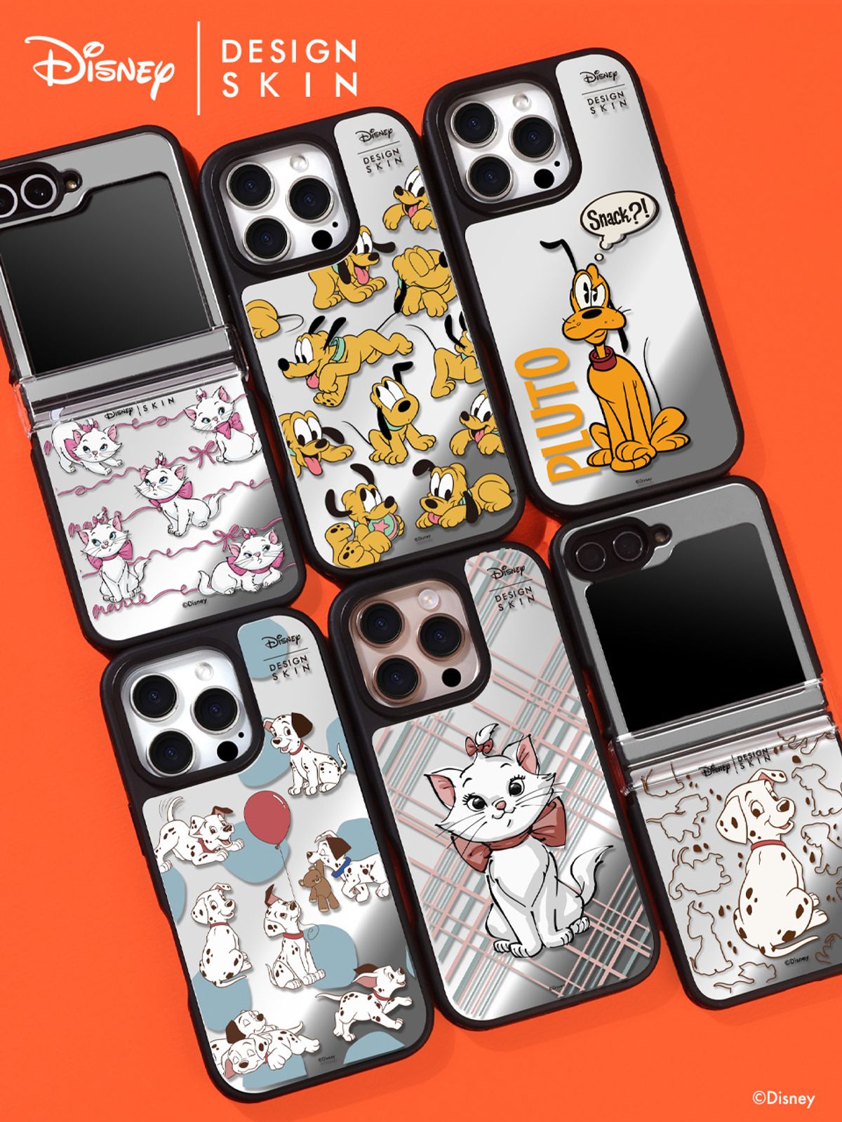 디자인스킨(DESIGNSKIN) [디즈니] 맥세이프 미러 그래픽 케이스-리본 마리