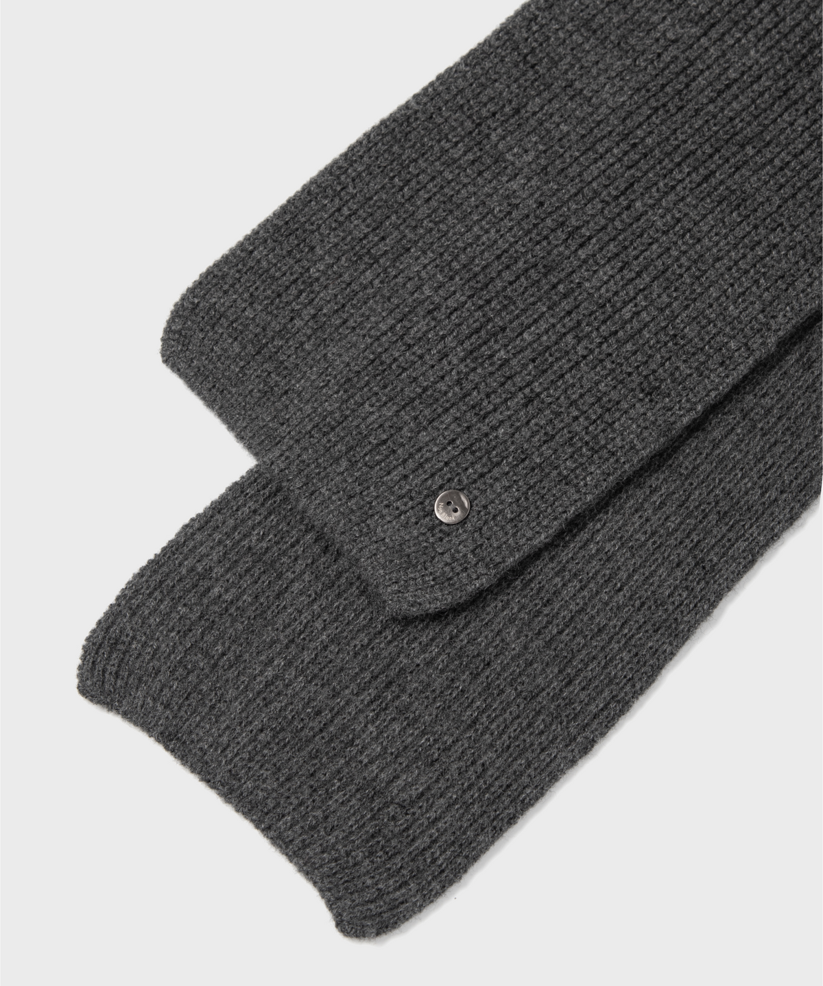 넌블랭크(NONBLANK) W100 숏 머플러_DARK GREY