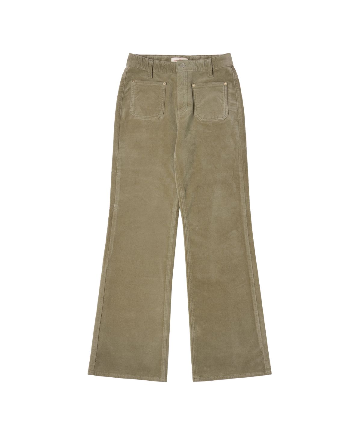 반원 아틀리에(VANONE ATELIER) P3218 프론트 포켓 플레어 팬츠_Khaki beige