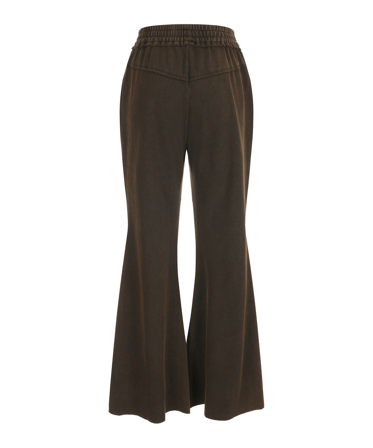 라라폭스(LALAFOX) BOOTCUT  SEAM LINE PANTS DARK BROWN BQ4CP003