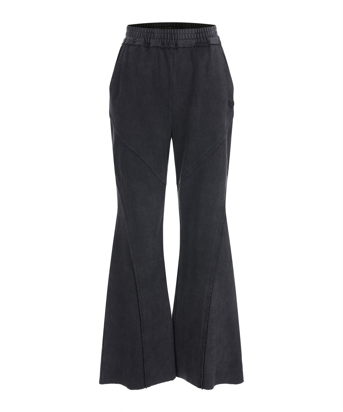라라폭스(LALAFOX) BOOTCUT  SEAM LINE PANTS BLACK BQ4CP002