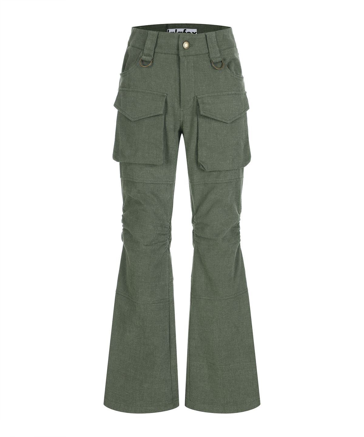 라라폭스(LALAFOX) BOOTCUT CARGO PANTS KHAKI BQ4WP009