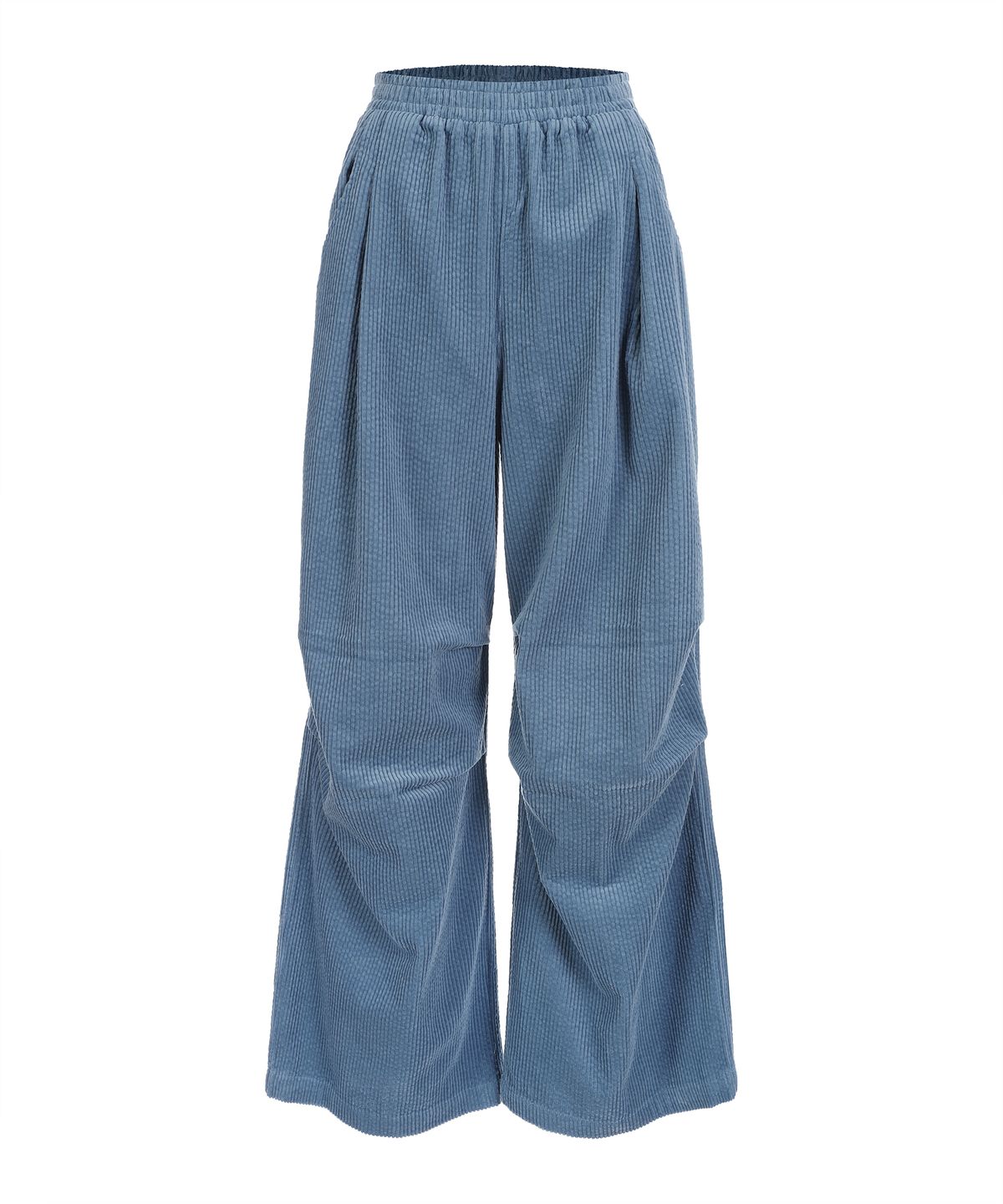 라라폭스(LALAFOX) CORDUROY WIDE PANTS BLUE BQ4WP003
