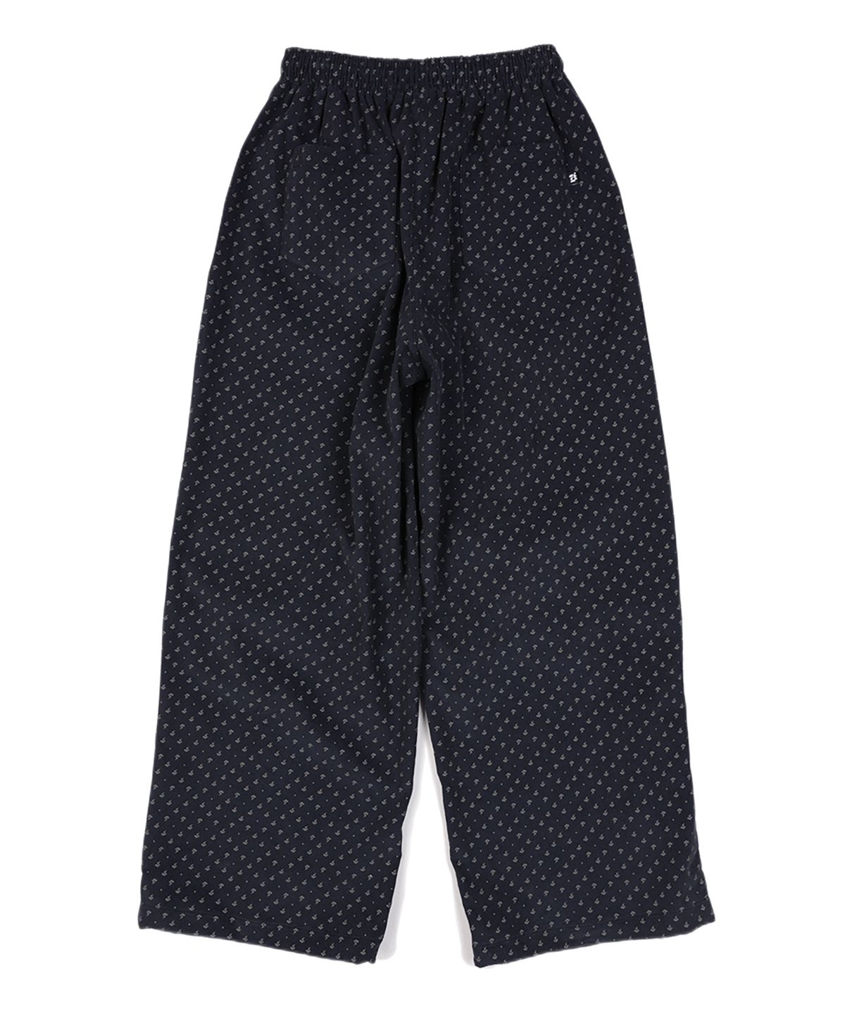웬유무브(WHEN YOU MOVE) 플로랄 코듀로이 와이드 팬츠 NAVY