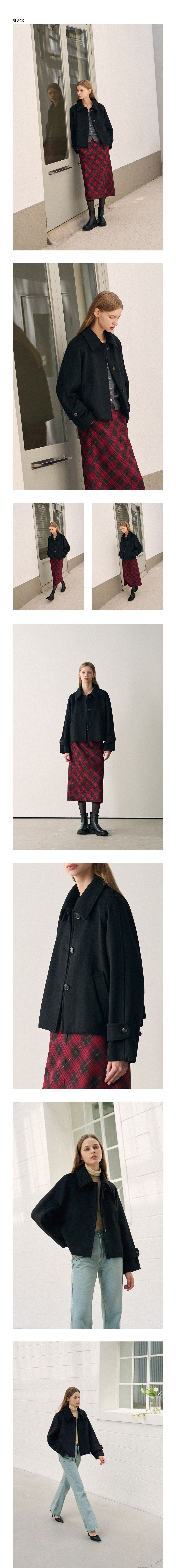 MUSINSA公式 | DRAWFIT WOMEN ソフトカシミヤレグランショートコート