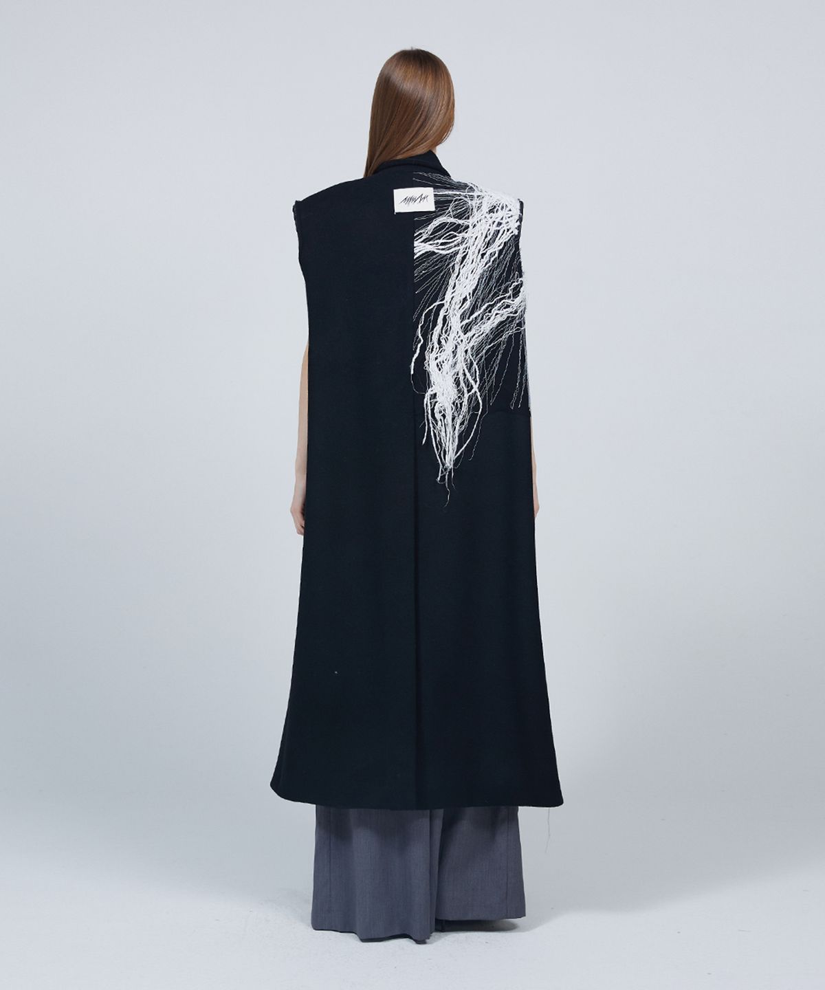 므아므(MMAM) Half doodle coat vest