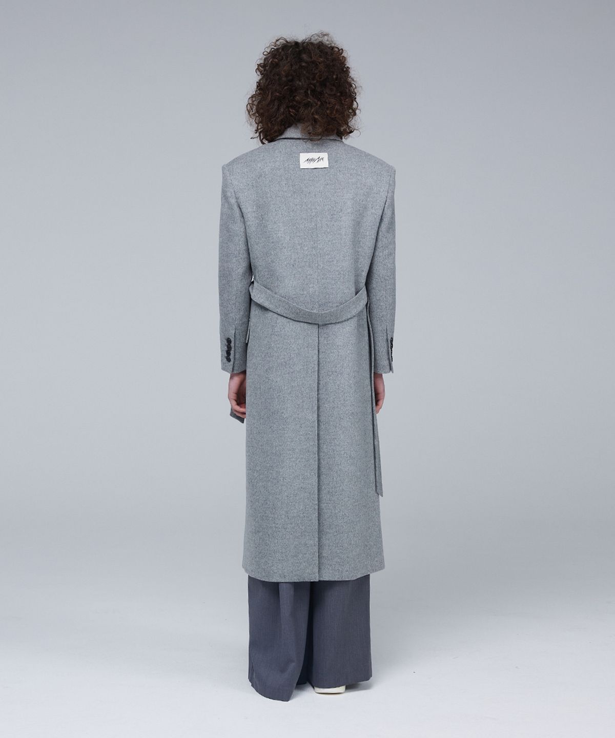 므아므(MMAM) Open-type minimal wool coat