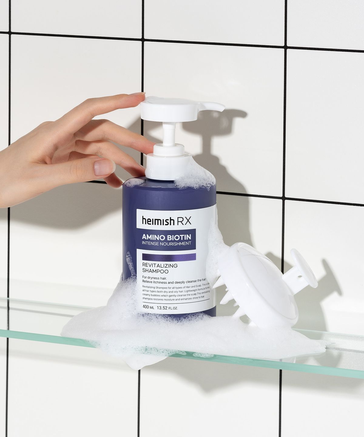 헤이미쉬(HEIMISH) RX 아미노 비오틴 리바이탈라이징 샴푸 400ml