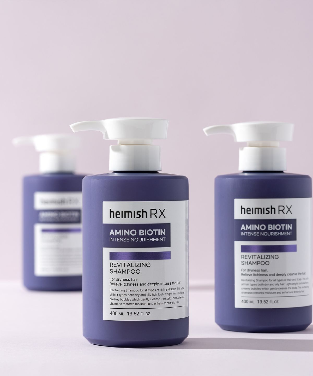 헤이미쉬(HEIMISH) RX 아미노 비오틴 리바이탈라이징 샴푸 400ml