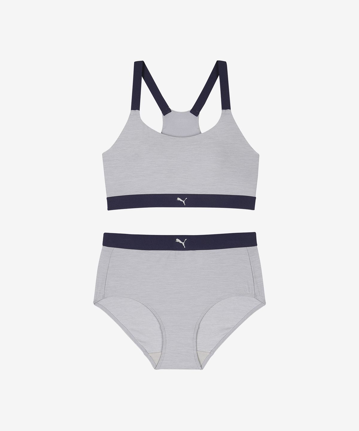 푸마 바디웨어(PUMA BODYWEAR) [2SET] 액티브 스포츠 런닝 브라팬티