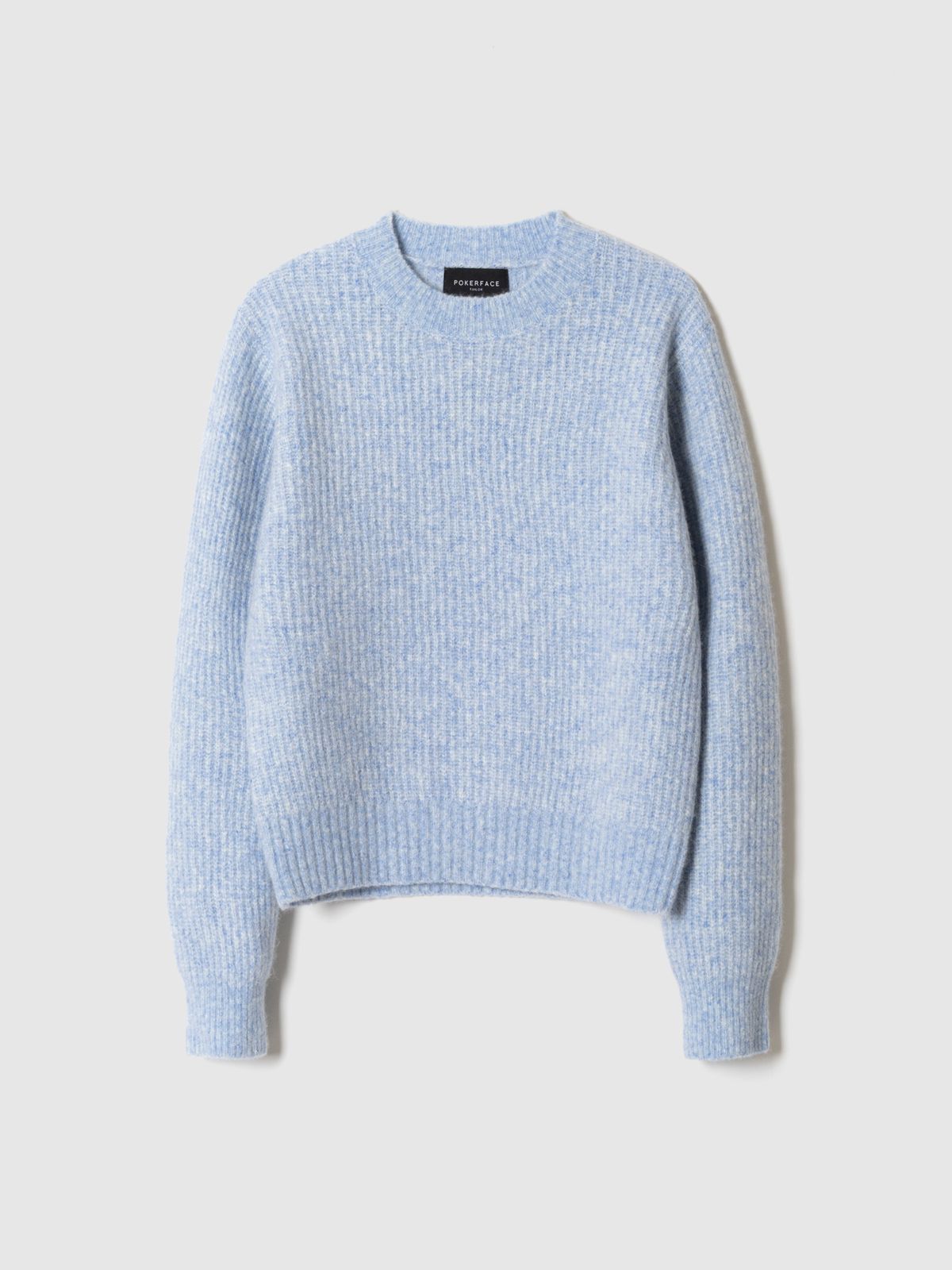 포커페이스(POKERFACE) (W)COMFORT ROUND NECK KINT BLUE