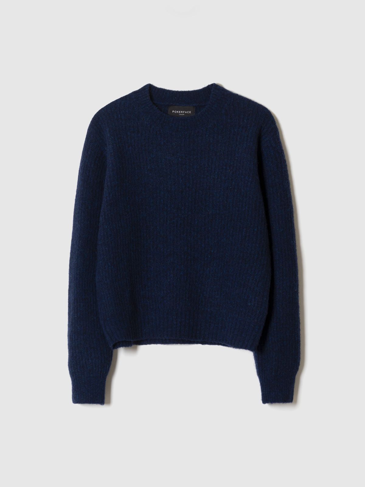포커페이스(POKERFACE) (W)COMFORT ROUND NECK KINT NAVY