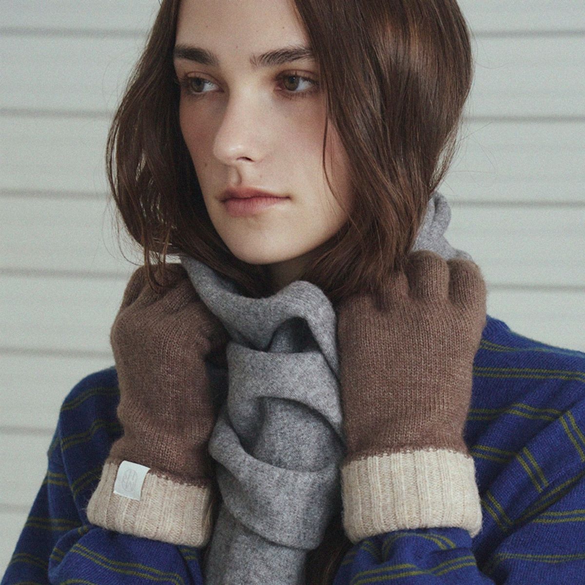 메르헨(MERCHEN) 남여공용 Couple two-tone gloves_4color