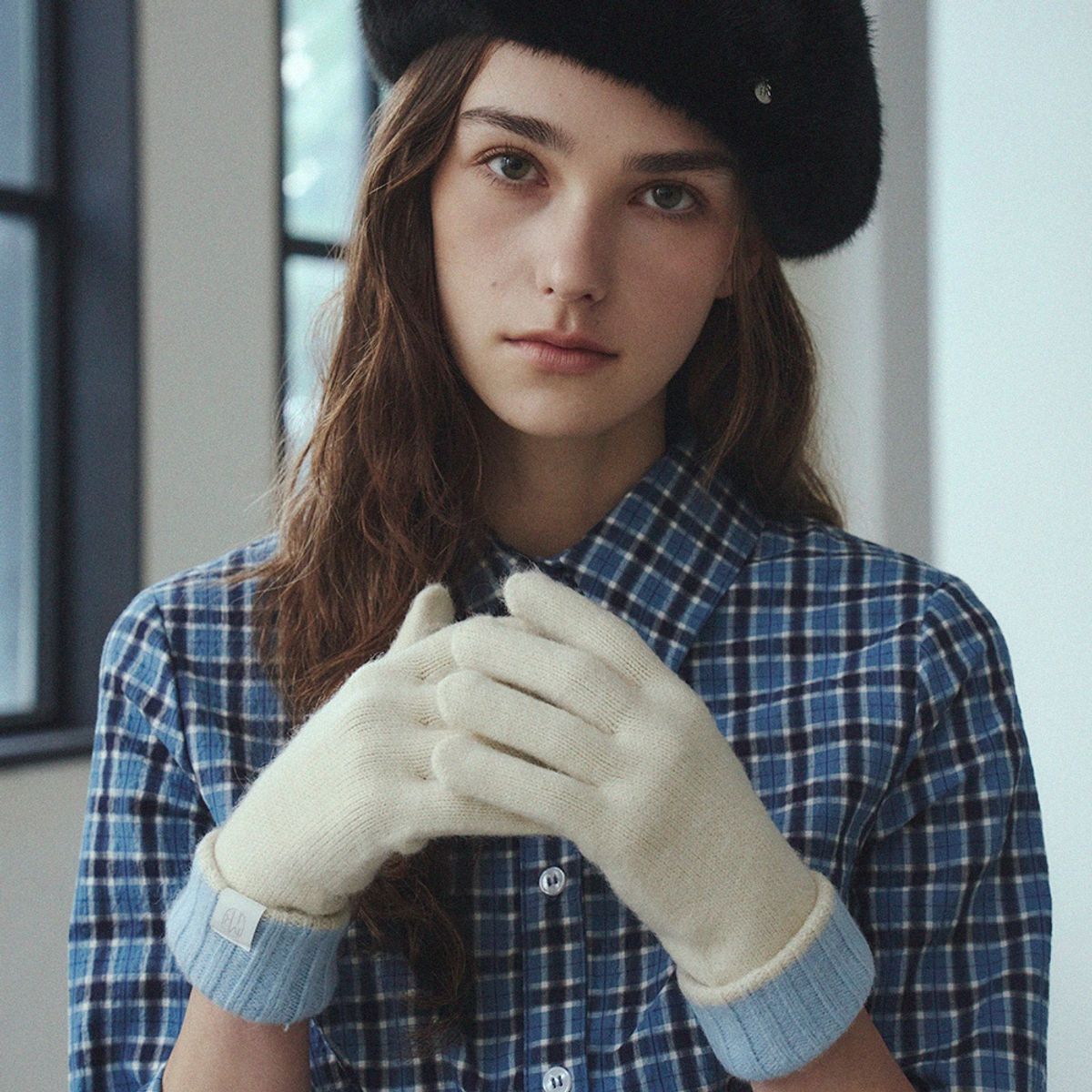 메르헨(MERCHEN) 남여공용 Couple two-tone gloves_4color