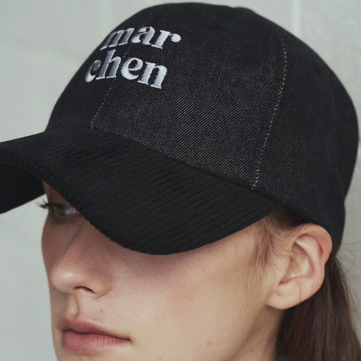 메르헨(MERCHEN) 남여공용 Denim logo ball cap_3color