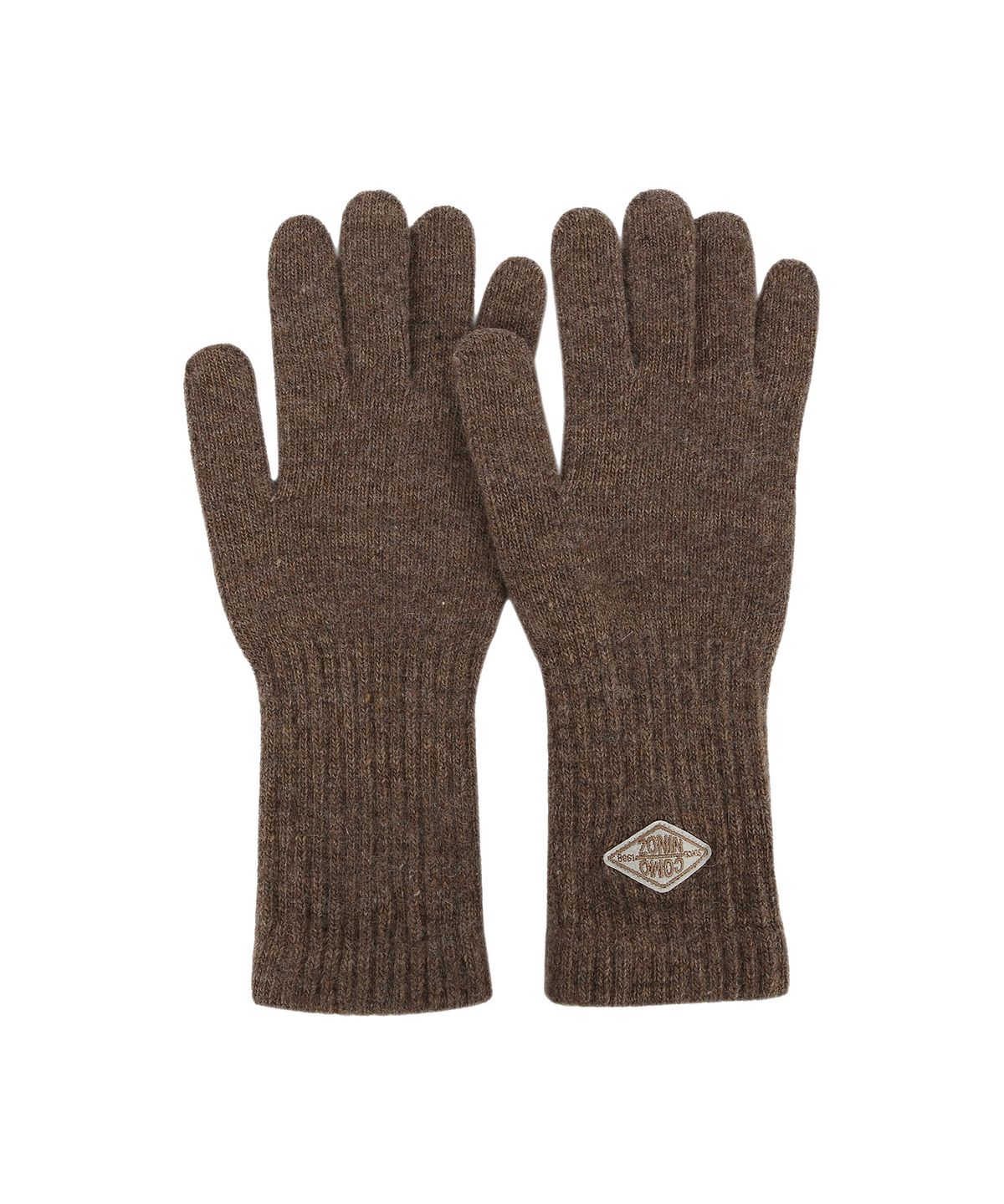 꼬모니노즈(COMONINOZ) [CN]LOGO LONG KNIT GLOVES [3 COLOR]
