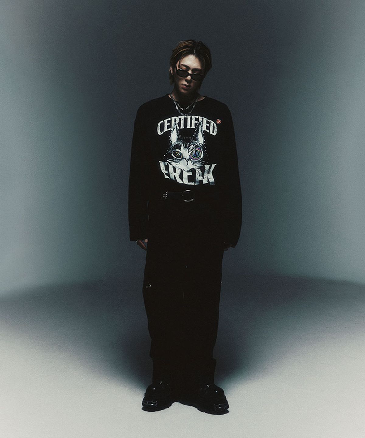그레일즈(GRAILZ) [ZICO X GRAILZ] VINTAGE FREAK CAT LONG SLEEVE