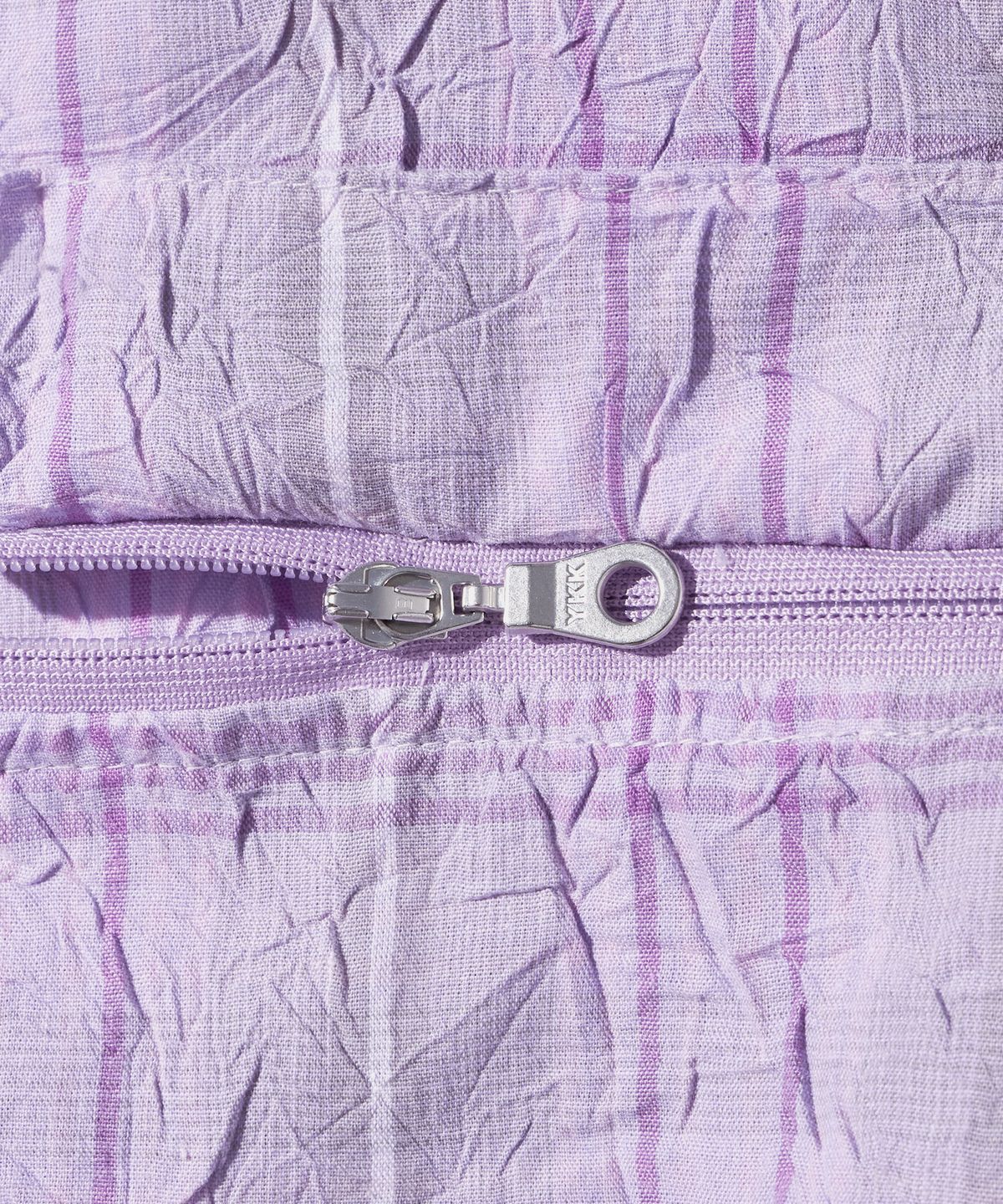 다이아몬드 레이라(DIAMOND LAYLA) Detachable Crease Check Shirt S167 Pale Pink Purple