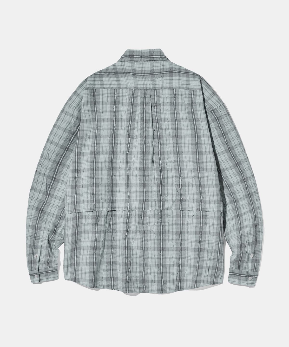 다이아몬드 레이라(DIAMOND LAYLA) Detachable Crease Check Shirt S167 Gray Achromatic
