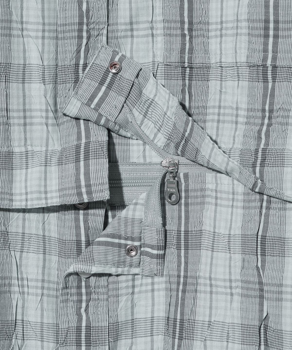 다이아몬드 레이라(DIAMOND LAYLA) Detachable Crease Check Shirt S167 Gray Achromatic
