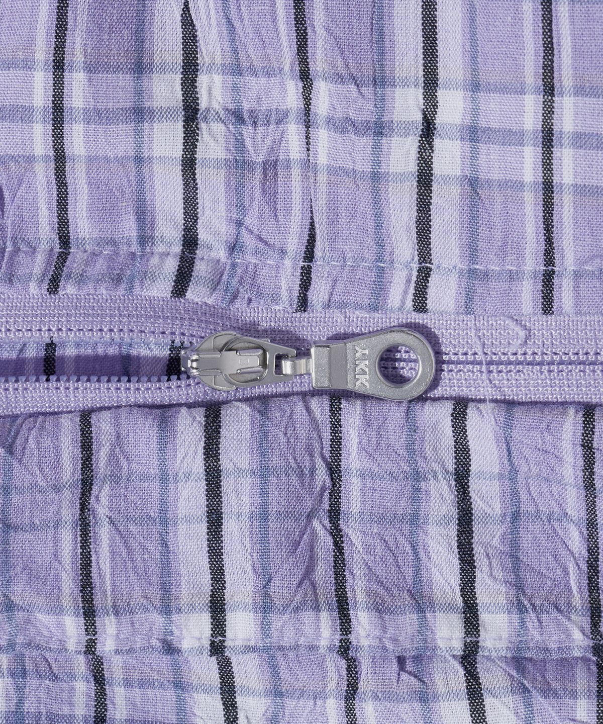 다이아몬드 레이라(DIAMOND LAYLA) Detachable Crease Check Shirt S167 Purple Black