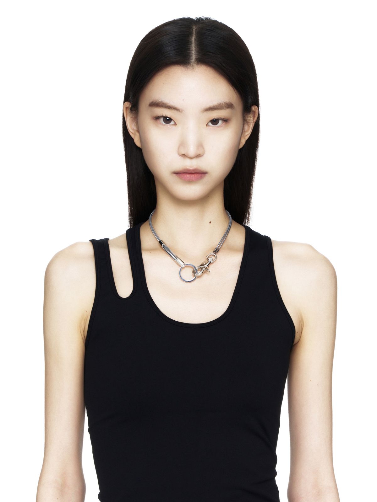 세이지가(SAGEGA) 3way Sporty Necklace (Glossy Silver)